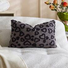 1件装提花短绒靠垫套，粉色，40 x 40厘米，单面提花工艺，靠垫套，沙发靠垫套，装饰靠垫套，柔软舒适，适用于沙发、卧室、客厅、阳台等场所。 - 深灰色 - 查看 8