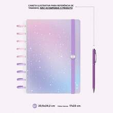 Caderno De Disco Iscool Inteligente 140 Folhas Color Flakes M+ G+ - M+ (17 x 23 cm) - Visão 11
