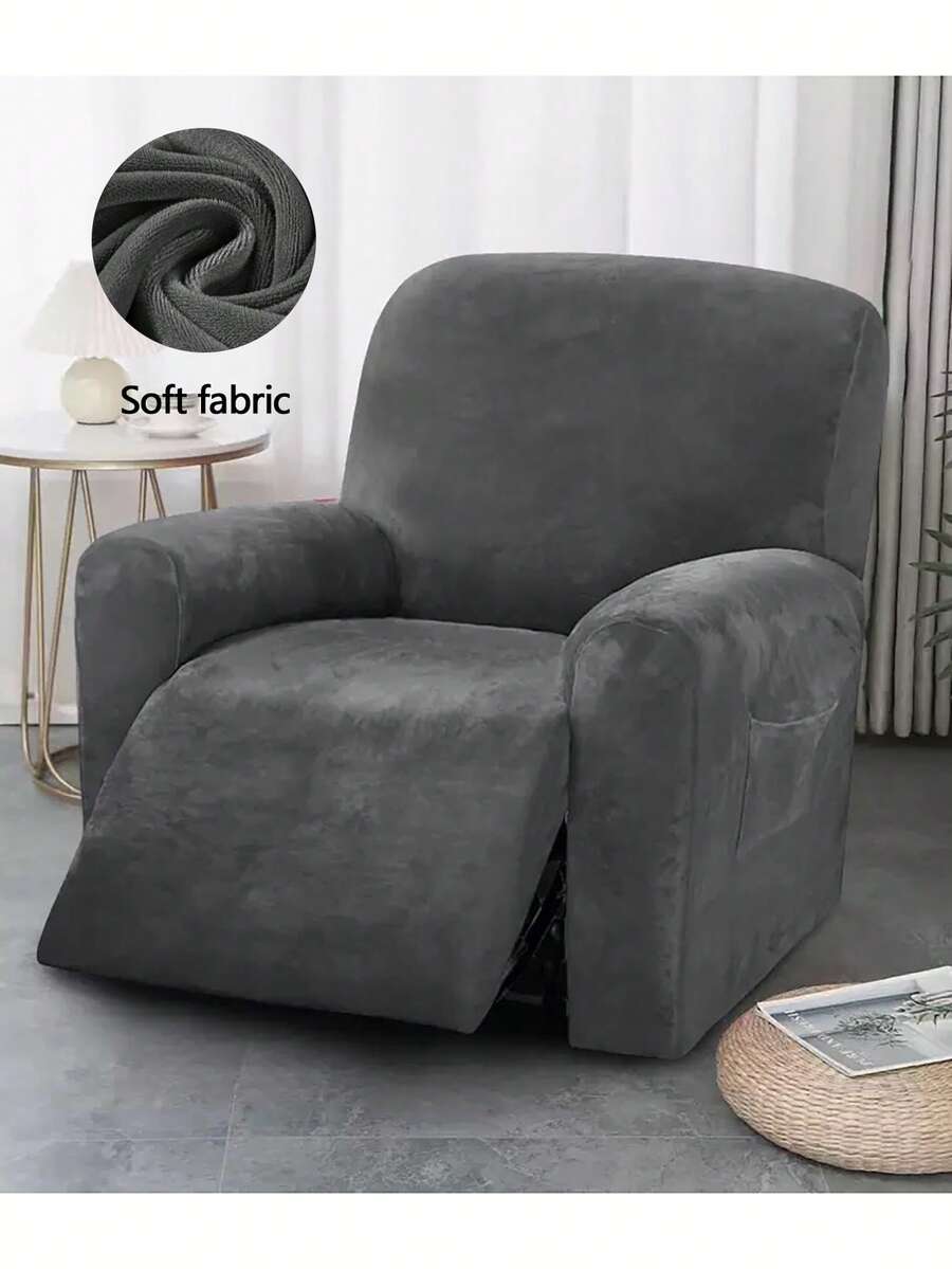 1件装，躺椅套，防滑沙发套，沙发套家具保护套，适用于卧室、办公室和客厅家居装饰，防猫抓，可拆卸，可水洗，保护椅子表面，多功能用途，奢华风格，涤纶和氨纶面料，适合多种用途