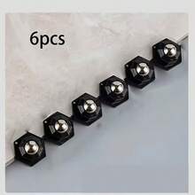 6pcs Heavy Duty Furniture Casters - 440.92lbs Capacity, 360° Swivel, Stainless Steel Self-Adhesive, Smooth Rolling, Easy Moving, Furniture Wheels, Suitable For Heavy Furniture