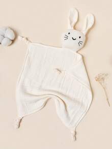 1pc Soft, Breathable And Absorbent Baby Rabbit Square Burp Cloth - Multicolor - View 21