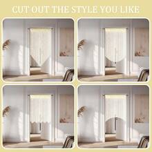 2 Pieces Light Yellow Glitter String Curtains, 39x79 Inch Doorway Beads Curtains, String Curtain For Doorway, Room, Closet Partition, Windows Wedding Party Boho Tassel Home Decoration - Màu vàng - Xem 7