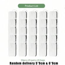 10/20/50pcs EMS Massage Electrode Pads, TENS Unit, 5x9cm/6x9cm Body Massage Patches, 2mm Connector Pads