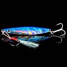 5/8 piezas deñuelo de pesca de metal 7g-80g, cebo duro para trolling, cebo de pesca de lubina, aparejos de pesca,ñuelo de trucha, jigs,ñuelos de agua salada - 30G Colores aleatorios - Ver 8