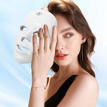 Seven Color Female Beauty Facial Mask, With USB Charging, Touch Screen, Multi-Functional Portable Face Care Equipment, Gifts For Girlfriends, And Valentine's Day Gifts For Women And Friends. - 白色 - 查看 3