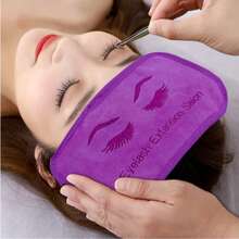 1 khay đựng miếng đệm mi giả, giá đỡ mi giả, dụng cụ salon chuyên nghiệp, khăn mềm giữ mi, miếng dán nối mi, dụng cụ làm đẹp trán. - Nhiều màu - Xem 3