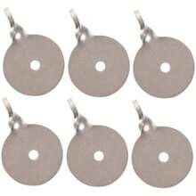 Dianas Metálicas Pequeñas para Entrenamiento Infantil, 6 Piezas (3 Cm), Objetivo Metálico Resistente, Diseño Portátil, Aptas para Tiro Deportivo En Interiores y Exteriores - / - Ver 1