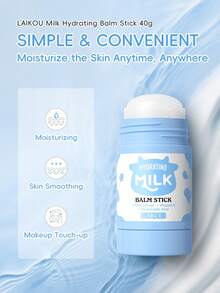 1 Set Improves Overall Completion LAIKOU Milk Glowing Skincare Set,(Milk Cleanser 80g+Milk Body Lotion 100g+Milk Silky Hydrating Mask 25g*2+Milk Hand Cream 50g+Milk Hair Removal Cream 50g+Milk Hydrating Balm Stick 40g+Milk Exfoliating Scrub 3g *2+Milk Nourishing Lip Balm 3.5g)Moisture Repair Deep Repairing Minimize Pores Wrapped For Travel, Camping, Hiking, Climbing, Outdoor Self Care - 牛奶 - 查看 7