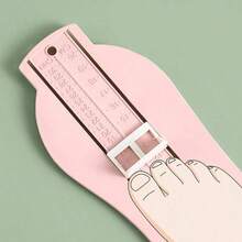 1pc Baby Foot Measuring Device For Kids' Shoe Size Measurement, Infant Gift Feet Length Measurer - 粉色 - 查看 6
