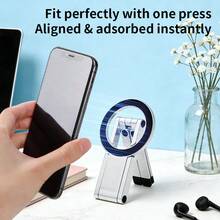 新款可折叠磁吸手机支架，便携方便。多角度可调，横屏竖屏皆宜，非常适合办公、直播、视频聊天和旅行使用。 - 彩色 - 查看 14