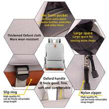 Backpack  Angel Dust Male Spider Demon Cotton Canvas Backpack Travel Packsack For Laptop Side Pockets Daypack - Black - View 6