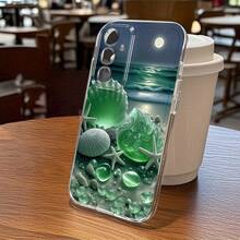 Adecuado para funda de teléfono  Galaxy Nueva A5 A3 A02 A34 A14 A32 A24 A12 A50 A54 A70 A73 A34 A55s NOTE 10F12 M10S TPU Estilo Espacial Transparente Impresión de Dibujos Animados Patrón de Mariposa Diseño Creativo Simple Funda Protectora de Teléfono Modelo 3276 - Multicolor - Ver 5