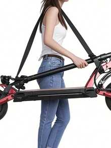 Multipurpose Yoga Mat Strap - Universal Utility Strap Suitable For Scooters, Electric Skateboards, Skateboards, Snowboards, Segways, Hoverboards, Yoga Mats, Beach Chairs, And Mountain Bikes; Ergonomic Padded Handles, Secure/Quick Release, Foldable Portable Travel Strap, Suitable For Adults, Cyclists, Yoga Enthusiasts, Campers, Skiers, Commuters - Carrying Strap, Moving Strap, Gear Sling, Christmas Gift, Thanksgiving Gift - Multicolor - View 4