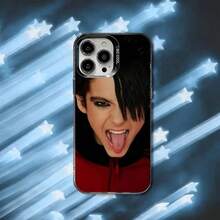 Funda de teléfono Bill Kaulitz Rock COOL para 17,16,15,14,13,12,11,Pro,Max,Plus, negra mate dura - z2 - Ver 12
