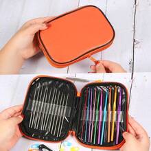 24pcs Polyester Yarn Set With Crochet Hook And Storage Bag - Random Assorted Colors For Knitting, Crochet And DIY Crafts - High Quality Durable Twill Fabric - Ideal Choice For Handmade Enthusiasts, Random Packaging - Multicolor - View 5