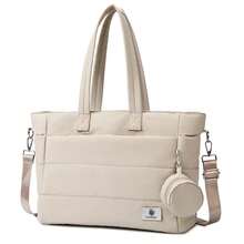 1pc Fashion Mommy Bag, Shoulder Handbag With Wet & Dry Separation, Can Be Attached To Suitcase - Multicolor - View 4