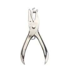 Máy đục lỗ kim loại, máy đục lỗ cầm tay thủ công cho giấy A4, dùng cho học sinh/văn phòng/gia đình, đục một lỗ duy nhất. - Bạc - Xem 7