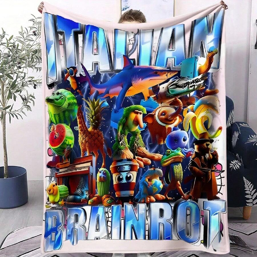 Tony Stark Superhero Flannel Throw Blanket Armor Comic For Bedroom Knitted Blanket Outdoor Thin Portable QuiltIsagi Yoichi Blue Lock Blanket Multiple Sizes Super Soft And Warm Manga Throw Blankets For Sofa Couch And BedIt's TV Time! Fleece Throw Blankets Tenna Blanket For Home Outdoor Super Warm Bedding Throws,Italian Brainrot Sheriff Cactus Flannel Blanket Soft Throw S Daily Use Funny Gift For Car Outdoor Camping Sofa DecorItalian Brainrot Sheriff Cactus Flannel Blanket Soft Throw For Car Outdoor Camping Sofa Funny Gift Decor & S Daily Use - Trắng 3 - Xem 1
