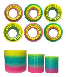 TendenciaGusano Slinky Resorte De Plástico 18 Piezas Colores Juguete VariosCalidad premium - Varios - Ver 2