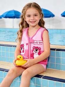 Comfortable & Snug Children's Swimming Vest, Kids' Swimming Training Buoyancy Vest - Helps Children Gain Confidence In Water, Enjoy The Cool Summer