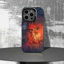 Funda para teléfono A-Alastor R-Radio D-Demon para 17,16,15,14,13,12,11,Pro,Max,Plus,E, cubierta negra mate a prueba de golpes - z4 - Ver 6