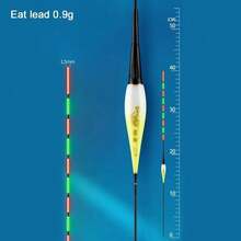2025 Nuevo Flotador de Pesca LED Inteligente Altamente Sensible Recordatorio Boya Sensor de Gravedad Brillante Eléctrico Nocturno Pesca EstroboscóCola Larga