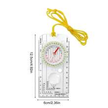 Brújulas de acrílico para orientación con escala, brújulas para senderismo y excursionismo - 1 - Ver 7