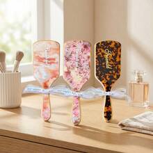 1pc Customized Personalized Hair Salon Tool Air Cushion Comb, Bridesmaid Gift, Name Engraved Hair Brush, Massage Brush, Customized Name Air Cushion Comb, Hair Styling Brush, Personalized Gift, Birthday Gift, Party Gift, Anniversary Gift, Unique Customized Gift - Multicolor - View 12