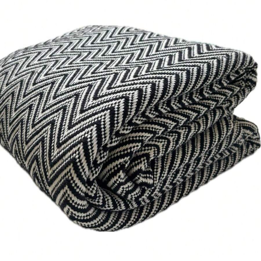 Living Room Or Bedroom Rug, Various Sizes, 100% Cotton. Thick And Very Soft, Machine Washable! - 黑齊格 - 查看 1