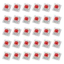 30Pcs Outemu Switch Mechanical Keyboard Replacement Ax​Is Black Blue Brown Red CIY Socket Key Switch SMD 3pin For MX Switch - Red - View 11