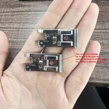 Adjustable Guide Sewing Machine Presser Foot Fits For Low Shank Domestic Sewing Machine Home Sewing Tool For Knitting - 銀色 - 查看 10