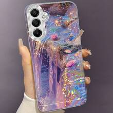 Funda de Teléfono Dream Water Flow para Samsung Galaxy A02 A03S A04 A05S A06 A13 A14 A15 A16 5G A21S A22 A23 A24 A25 A26 A32 A34 A35 A36 A50 A52 A53 A54 A55 A56 A73 S21 Ultra S22 Plus S23+ S24 FE S25 Funda Creativa de TPU Suave y Duradera, Transparente y Protectora, Antigolpes - Multicolor - Ver 4