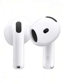 Apple AirPods 4 Wireless Headphones, Bluetooth Earbuds With Active Noise Cancellation, Adaptive EQ, Transparency Mode, Personalized Spatial Audio, USB-C Charging Case, Wireless Charging, And H2 Chip