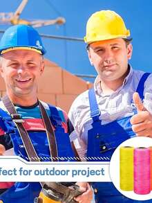 One 100 Meter Roll Of Twisted Masonry Rope, Available In 4 Colors, Suitable For Gardening Or Masonry Tools, Outdoor Kite Rope, Multi-Purpose Garden Rope For Craft And Gardening Applications, Garden Rope | Colored Rope | Elastic Nylon Rope