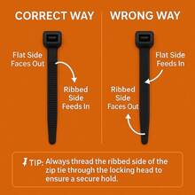 Bridas pequeñas de 4 pulgadas de color negro con resistencia de 18 LB, resistentes a los rayos UV, de nailon PA66 autobloqueantes para gestión de cables electrónicos, oficina, jardín y decoraciones artesanales - Negro con - Ver 6