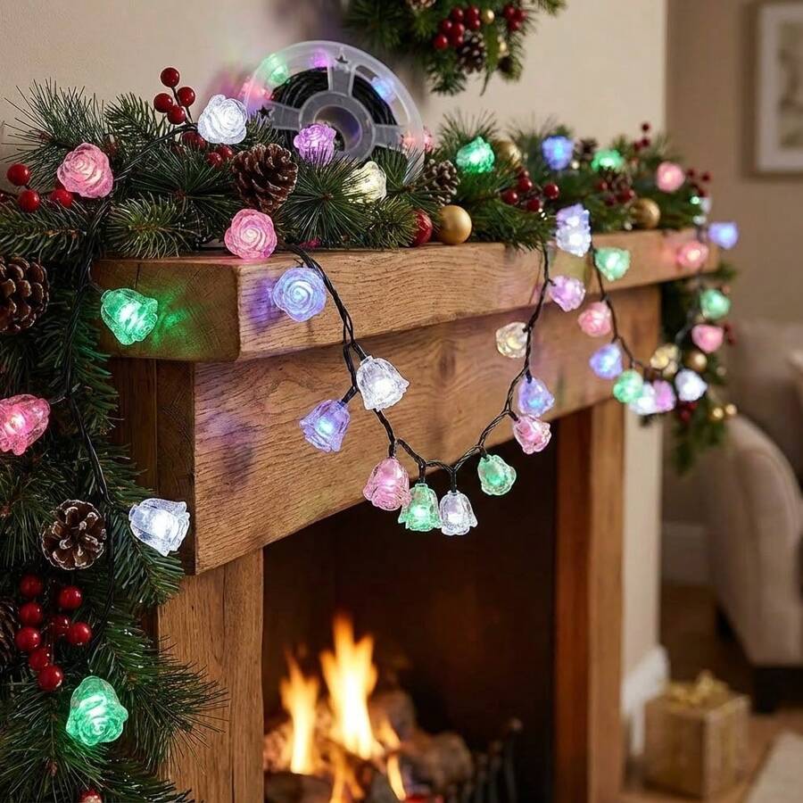 Lámpara de color de 30 metros 120L, alto brillo, adecuado para fiestas, bodas, etc. eventos de fiesta - Multicolor - Ver 1