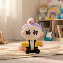 TendenciaJuguete De Peluche  25cm 100g Chico De Pelo NegroCalidad premium - Chico con el pelaje morado - Ver 11