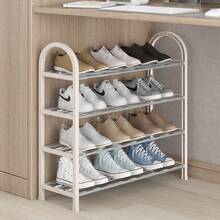 1 Multi-Layer Shoe Rack, Easy-To-Assemble Shoe Rack, Multi-Functional Large-Capacity Storage Rack, Thickened And Widened For Greater Sturdiness, Suitable For Storage Items At Home And In Dormitories - White (upgraded Version) - View 6