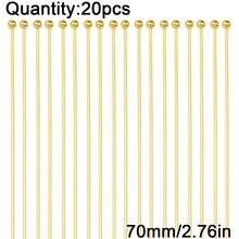 20pcs 20/25/30/35/40/50/70mm Stainless Steel Round Head Ball Pins, DIY Jewelry Accessories Materials For Bracelet, Earrings - Diy - View 13