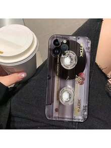 Étui de téléphone rétro magnétique radio cassette compatible avec 16 15 11 12 14 13 Pro Max Mini X XS XSMax XR 7 8 Plus SE4 16e. Jolies housses en silicone. Housse compatible avec 17 Pro, 17 Pro Max, 17 - Style 7 - Voir 5
