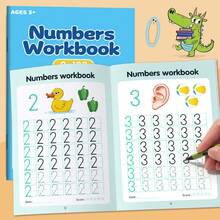 48 Pages Children's Number Tracing & Writing Practice Book, Number 0-100 Workbook, Preschool Early Math Education, Kindergarten Handwriting Workbook, Home & School Learning Notebook