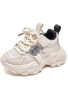 2026年春季新款童鞋，男女童轻便舒适运动鞋，儿童防滑透气厚底运动鞋 - 白色 - 查看 7