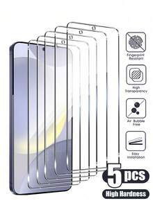 5片装钢化玻璃膜，防水，易于安装，高清无气泡，防刮防爆，兼容三星S26 Ultra/S26/S26 Plus/S24/S24 Plus/S24 Ultra/S25/S25 Plus/S25 Ultra/S23 Ultra/S23/S23 Plus/S23 FE/S24 FE/S22 Ultra/S22/S22 Plus/S21 Ultra/S21/S21 Plus/S21 FE/S20 Ultra/S20 FE/A55/A54/A53/A17/A16/A15系列 - 無色 - 查看 23