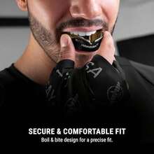 Hayabusa Vendas de Boxeo Perfect Stretch 4.0 para Hombres y Mujeres - Blue Geo, 180 Pulgadas - Adulto-Azul, Amarillo - Ver 3