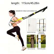 1件装悬挂训练带家用健身房P3悬挂阻力带训练套装