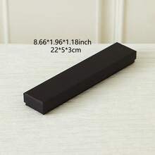 Black Kraft Paper Jewelry Box For Rings, Earrings, Bracelets, Necklaces, Valentine's Day Jewelry Packaging - Black - View 8