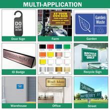 Papel de impresora - Panel blanco tallado con verde - Ver 10