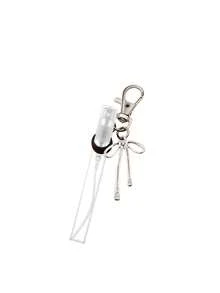 5ml Mini Perfume Atomizer Keychain, Portable Refillable Fragrance Spray Bottle With Bow Charm, Keychain Charm & Travel Fragrance Accessory, Ideal For Carrying Perfume/Cologne On-The-Go, Suitable For Women, Travelers, Gift Givers, Beauty Enthusiasts, Perfect For Travel Trips, Daily Outings, Office Use, Gift Exchanges (Birthdays/Anniversaries),Valentine's Day Gift