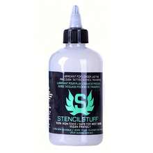 纹身转印膏 - 纹身转印霜 - 纹身模板转印凝胶溶液，专业纹身模板凝胶，模板魔法膏，适用于转印纸机模板纹身转印溶液，透明持久 - 彩色 - 查看 2