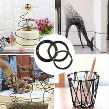 1 cuộn dây kẽm uốn cây cảnh, dây tạo hình cây, phụ kiện làm vườn bằng nhôm mạ anod, thích hợp để cố định hình dáng cây. - Nhiều màu - Xem 10